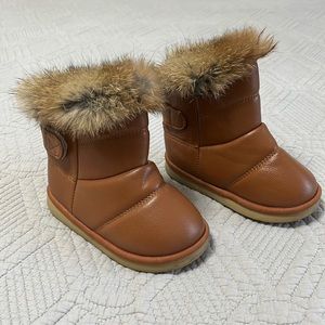 Girls Snow Boots Outdoor Kids Winter Soft Sole Comfortable Casual Warm Shoes